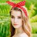 Prasacco 2 Pieces Polka Dot Headbands for Girls Women Retro Bandana Headbands Cute Polka Dots Bow Headwrap Hair Accessories for Women and Girls(Red+Black) - Buy Online on GoSupps.com