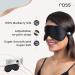 Ross 100% Mulberry Silk Sleep Mask Eye Mask | Super Smooth Black Blindfold - Buy Online on GoSupps.com