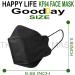 Buy Pack of 10 Black Disposable KF-94 Face Masks - 4-Layer Filters Made in Korea Individual Packing - Ultimate Nose Mouth Covering Dust Mask - Buy Online on GoSupps.com
