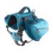 Kurgo hundred backpack Baxter dog saddle bag with 2 side pockets for hiking for dogs from 14-39 kg coastal blue Baxter Hundegwicht 14-39 kg blue