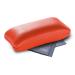FEFI hardcase glasses case in an unusual shape - including high-quality glasses cleaning cloth/microfiber cloth XL Orange (Large)