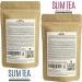 Herbal Tea Gift Set - Slim Tea 33 Day Detox Tea - Day and Night Tea Selection - Premium Tea Gift Box - Boost Energy & Bloating Relief - Loose Leaf Tea - All Natural Herbal Teas - 2 Pack x 100 Grams Slim Tea 33 Day Detox Tea Kit- (2 Pack) - Buy Online on GoSupps.com