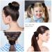 Frcolor Velvet Hair Scrunchies - Pack of 10 Black Elastic Hair Bobbles for Stylish Hairstyles - Buy Online on GoSupps.com
