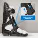 Kids Adjustable Night Splint - Pediatric Plantar Fasciitis & Foot Pain Relief Boot | Black X-Small - Buy Online on GoSupps.com