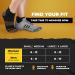 Copperjoint Compression Socks - Copper-Infused for Joint & Muscle Support | 3-Pack S-M Black - Buy Online on GoSupps.com