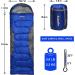 0 Degree Winter Sleeping Bag for Adults (450GSM) - 5F to 32F Temp Range, Waterproof, Portable, Compression Sack - Royal Blue, Ideal for Camping, Hiking, Backpacking - Big and Tall, 4 Season - Buy Online on GoSupps.com