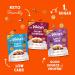 Whisps Cheese Crisps & Nuts Snack Mix Variety Pack - Keto Friendly, Low Carb, High Protein, 1g Sugar, Parmesan Garlic & Herb, Cheddar Tangy Ranch, Cheddar Smokey Barbeque - 5.75 Oz (Pack of 3) - Buy Online on GoSupps.com