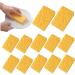 Dish Sponge 12Pcs Non-Scratch Scrub Sponge Absorbent Kitchen Sponges Quick Foaming Dish Scrubber Pads for Effortless Cleaning Dishes Pots Pans Yellow - Buy Online on GoSupps.com