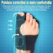 Bunion Corrector Brace for Men and Women - Hallux Valgus Splint Pads with Toe Separators and Straightener - Black - Buy Online on GoSupps.com