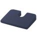 Drive Medical RTL1491COM Compressed Coccyx Cushion, Blue, One-Size