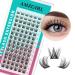 Lash Clusters 84 Pcs Cluster Lashes Individual Eyelash Natural That Look Like Extensions Wispy Eyelashes Clusters C Curl Fluffy Soft Diy Lash Extension at Home (Prism-C-8-16mix)