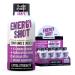 Grape Extra Strength Energy Shot 8 pk 260mg Natural Caffeine B12 B6 Energy & Focus Support 2 Servings Sugar Free Zero Calorie Green Tea B-Vitamins Electrolytes Vegan 1.93 fl oz