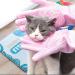 XFly Pet Grooming Gloves & Nursing Shoes for Cats - Bathing & Massaging Tool (Pink) | International Shipping Available - Buy Online on GoSupps.com