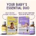 Little Nest: Baby Vitamin D3 Drops 400 IU per Dose | Natural & Clean Formulation for Infants & Toddlers | 100 Day Supply - Buy Online on GoSupps.com
