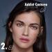 Anesthesia Colored Contact Lenses - Addict Castano (Dioptria -2.50) | Strongly Covering Monthly Lenses for Dark Eyes - Natural Hazelnut Brown | Shop Internationally - Buy Online on GoSupps.com