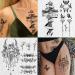 Cerlaza Long-Lasting Fake Tattoos - 30 Styles Waterproof Butterfly & Flower Temporary Body Makeup for Women - Buy Online on GoSupps.com