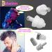 Edwinn Ear Plugs - 3 Pairs Invisible Noise Cancelling Ear Plugs for High Fidelity Hearing Protection - Ideal for Concerts, Raves, Motorcycles, Work - White - Buy Online on GoSupps.com