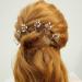 Sooshin 6-Piece Bridal Hair Pins Set - Pearl and Rhinestone Wedding Hair Accessories - Rose Gold Crystal Hair Pins for Brides and Bridesmaids - Buy Online on GoSupps.com
