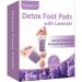 Detox foot pavement vital pavement foot pavement lavender foot pavement for detoxification relieving foot care pads with fatigue improving sleep 20PC