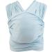 Ergobaby Baby Wrap Carrier - Baby Blue Sling | Breathable & Stretchy | 100% Viscose | Newborn to Toddler (Up to 11kg) | Unisex - Buy Online on GoSupps.com