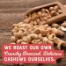 Sunburst Dry Oven Roasted Whole Cashew Nuts - GMO Free, Sea Salted, 1 KG Resealable Pouch - Buy Online on GoSupps.com