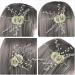 ifundom hair barrettes hair clips hair jewelry Wedding Hair Accessories For Brides Bridal Accessories Wedding Hair Accessories For Women Bridal Headpiece vintage headgear Metal bridesmaid - Buy Online on GoSupps.com