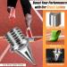 Buy Khdulq 50 Pcs Stainless Steel Shoe Spikes | 5mm Replacement Spikes for Athletics Hiking & Track Shoes - Fast International Shipping! - Buy Online on GoSupps.com