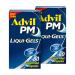 Advil PM Liqui-Gels Pain Reliever and Nighttime Sleep Aid, Pain Medicine with Ibuprofen for Pain Relief and Diphenhydramine HCL for a Sleep Aid - 2x80 Liquid Filled Capsules 2 Count(Pack of 1)