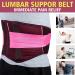 2.0 Lower Back Brace for Pain Relief, Herniated Disc, Sciatica - Women's S/M Red Support Belt for Lifting at Work - Fits 26-32 Belly Waist - Pack of 1 - Buy Online on GoSupps.com