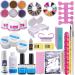 Warm girl acrylic nail nail kit acrylic powders glitter powders uv builder gel sets nail art brush nail tips acrylic nail nail extension kit for beginners