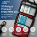 90-Part Premium First Aid Set - Includes Cooling Packs Eye Rinsing Rescue Blanket - Ideal for Home Office Car - Red Color - Buy Online on GoSupps.com