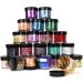 24 Color Metallic Gold Foil Flakes for Resin, Nails, Painting & Crafts - Buy Online on GoSupps.com