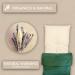 Lamarous Warming Pillows - 48x15 cm 100% Cotton Thermal Pillows with Wheat & Lavender Seeds for Neck & Colic Relief | Washable Cover Heat & Cold Therapy Green - Buy Online on GoSupps.com