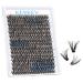 300 Pcs Individual Lashes Lash Clusters DIY Lash Extension Cluster Lashes that Look Like Eyelash Extensions Self Applicaton at Home Volume Dramtic Look(40D D-14mm) D-14mm 40D