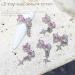 Enchanting 3D Bow Heart And Butterfly Chains Zircon Lovely Manicures Nails Art Decoration Y905 - Buy Online on GoSupps.com