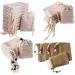 PIQIUQIU 5 Pieces Organic Sisal Soap Bags - Foaming Soap Nets (14x9 cm) for Luxury Bathing Experience | Eco-Friendly & International Shipping - Buy Online on GoSupps.com