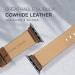 EDIMENS Vintage Genuine Leather Band for Apple Watch 42mm/44mm/45mm - Retro Walnut - Buy Online on GoSupps.com