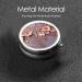 Rose Gold Floral Print Pill Box - Elegant 3 Compartment Metal Organizer for Travel & Pocket - Stylish Mini Medicine Storage Case with Mirror - Buy Online on GoSupps.com