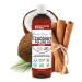 Coconut Oil Pulling for Teeth and Gums Mouthwash 100% Pure and Natural Non-GMO Ayurvedic Refreshing Cinnamon Essential Oils