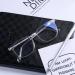 DOOViC Blue Light Filter Glasses for Women - Modern Round Reading Glasses XAP002 C4 | Transparent 1.0x Lenses | International Shipping - Buy Online on GoSupps.com