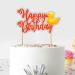 Seyal Cartoon Duck Happy Birthday Cake Topper