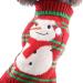 Shop Hrttsy Christmas Dog Sweater - Warm Winter Pullover for Small & Medium Dogs - Red-Green Striped Snowman Costume - Buy Online on GoSupps.com