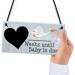 Countdown to Baby's Arrival! | Baby Shower Pregnancy Gift - RED OCEAN Chalkboard Plaque - Buy Online on GoSupps.com