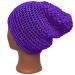 Dena's Combo Mesh Crochet Hair Net | Hair Net For Plopping | Hair Net with Thick Nylon Thread | Hair Net for Sleeping | Crochet Net Purple