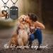 Fanery Sue Personalized Ash Necklace for Dogs - Custom Pet Urn Jewelry for Pet Cremation - Memorial Keepsake Necklace in Black - Buy Online on GoSupps.com