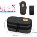 Buy Curmio Double Layer Adrenaline Travel Bag - Portable Storage for EpiPens AUVI-Q & Asthma Inhaler | Black - Buy Online on GoSupps.com