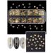 EBANKU 2 Boxes Zodiac Nail Charm 3D Gold Constellation Charms - Nail Sequins for Art Decoration - Buy Online on GoSupps.com