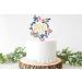 YzYbuaego Mr & Mrs Cake Topper Color Printing Wooden Wreath with Leaves Flowers and Birds Wedding Cake Topper Floral Wedding Cake Decor (Flowers and Birds) - Buy Online on GoSupps.com