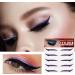 Sticker Eyeliner Glitter Instant -Adhesive Eyeliner Stencil Sparkle 5 Pairs Makeup Eyeliner Stickers Sticker Eyeliner for Eye Makeup Tool Eyeliner Tool Pochy Purple (Five Pairs) - Buy Online on GoSupps.com