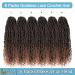 Goddess Locs Crochet Hair 22 Inch Curly Faux Locs for Black Women - 6 Packs T-30 Synthetic Braiding Hair - Buy Online on GoSupps.com